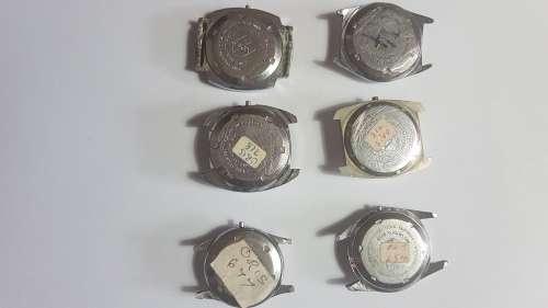 Assorted Oris watch housings 715, 654, 677, 718
