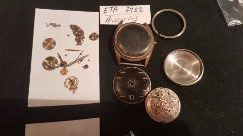 Movements for spares/repairs ETA 2452 AND P170