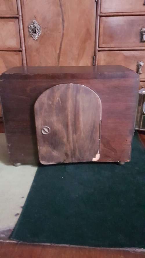 2 chime working art deco mantle clock