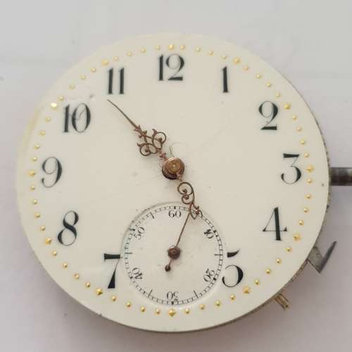 Vintage Pocket Watch Movement ` working `