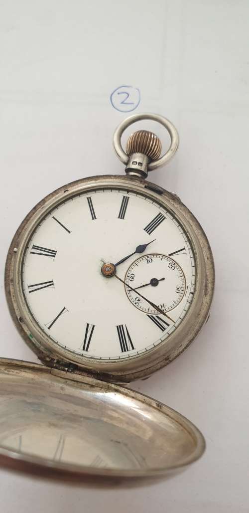 3 x Vintage Silver Pocket Watches ` please read descriptions `