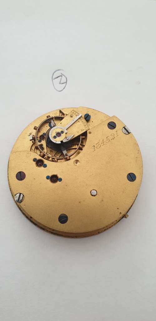 3 Vintage Pocket Watch Movements. ` Working `