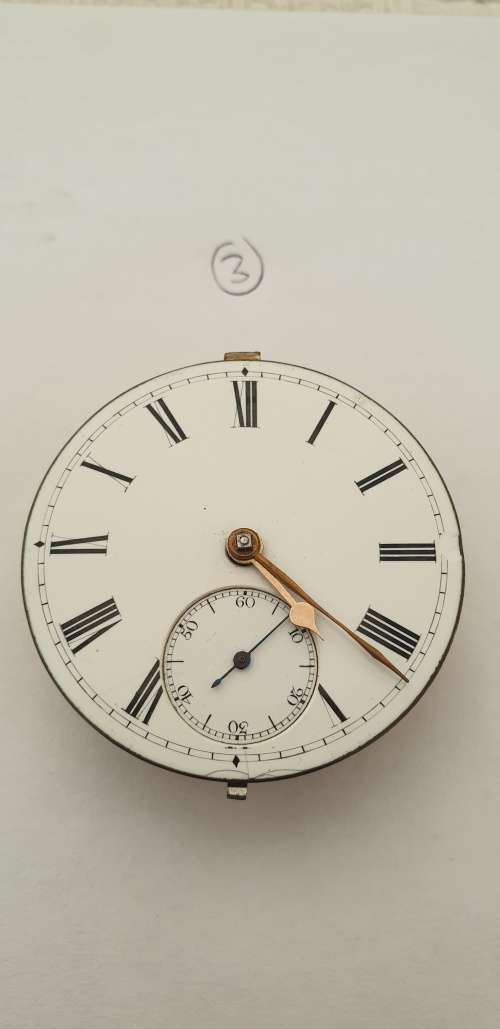 3 Vintage Pocket Watch Movements. ` Working `