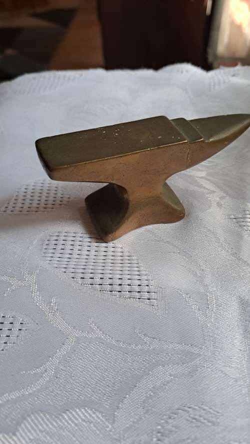 Antique miniature anvil clock maker/ jewelry maker