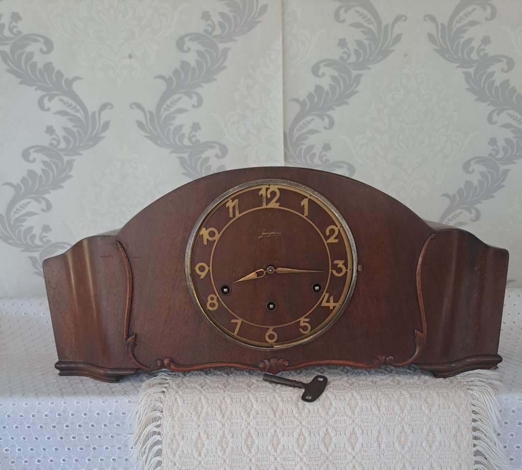 Junghans mantle clock working W64 48 2 but please read
