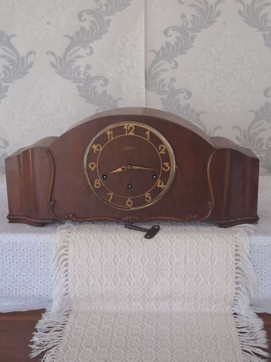Junghans mantle clock working W64 48 2 but please read