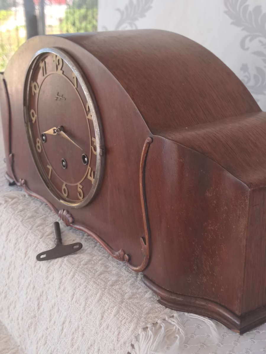 Junghans mantle clock working W64 48 2 but please read