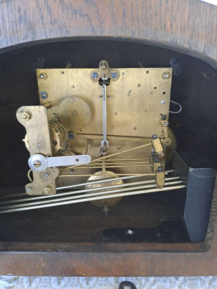 Junghans mantle clock working W64 48 2 but please read