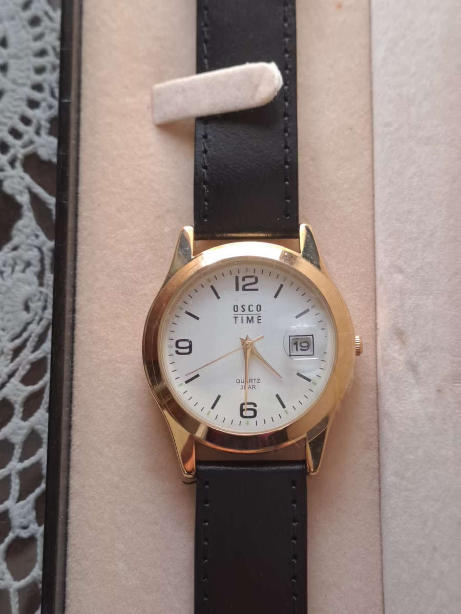 Men s Watches Osco men s gold plated dress watch nos was listed for 980.00 on 11 Aug at 20 01 by kee63 in East London ID 622117392