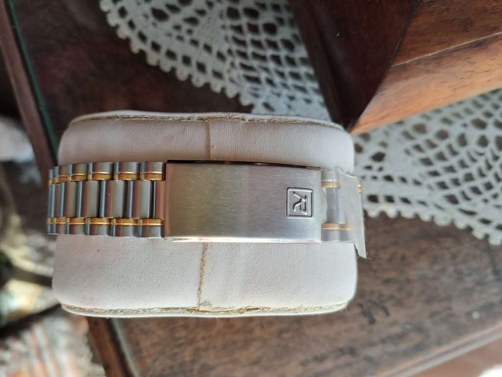 men's 2 tone regent dress watch nos