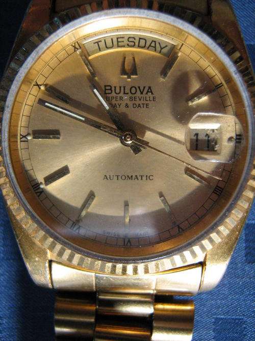 BULOVA SUPER SEVILLE  DAY-DATE AUTOMATIC