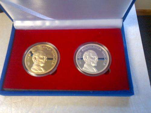 Mandela set +  SARB Coin for Indrank