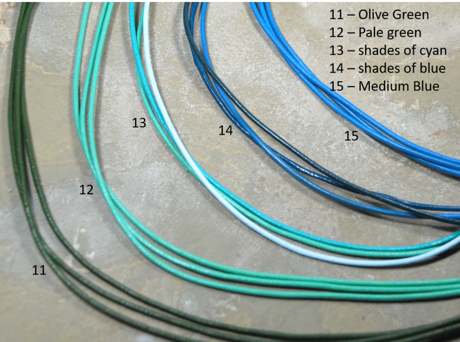 Atenea handmade Basic leather cord choker necklace available in different colours -stainless steel