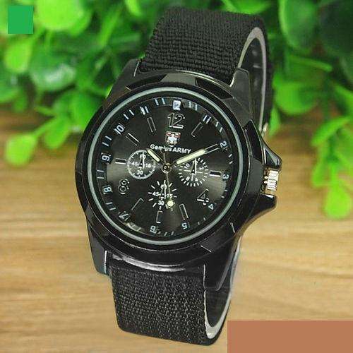 Boys Cool Black Gemius Military Style Watch
