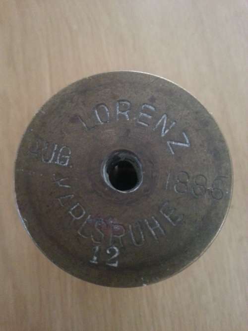 BOER WAR ZAR POM POM SHELL DATED 1886