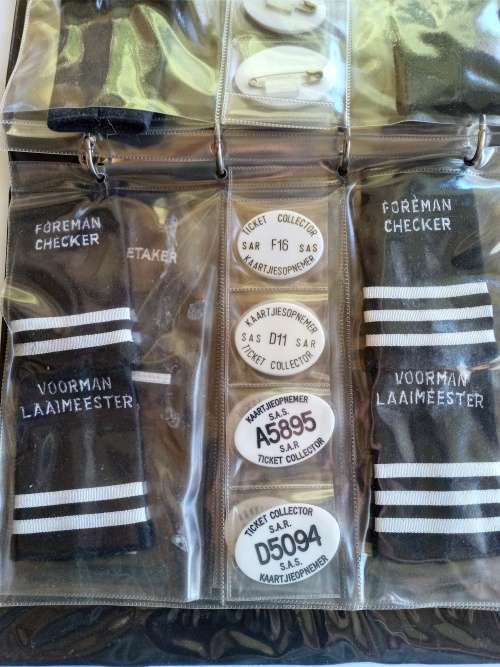 SOUTH AFRICAN RAILWAYS, LARGE COLLECTION OF INSIGNIA AND BADGES