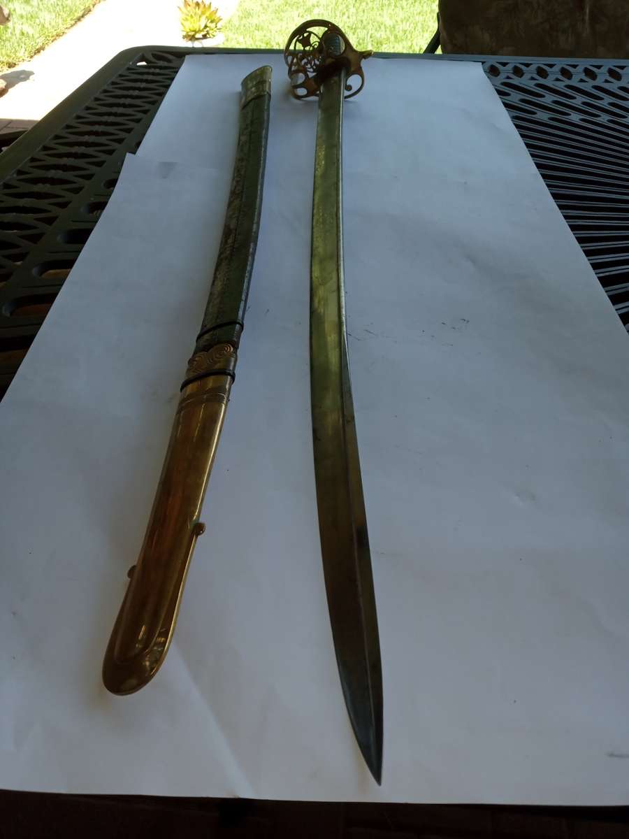 EXTREMLY RARE 1822 PATERN OFFICERS SWORD TO THE 45th REGIMENT