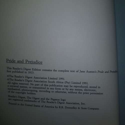 Pride and Prejudice by Jane Austen