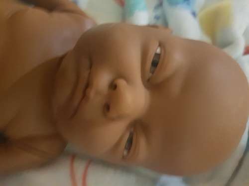 RARE FIND AFRICAN NEWBORN BABY BOY DOLL