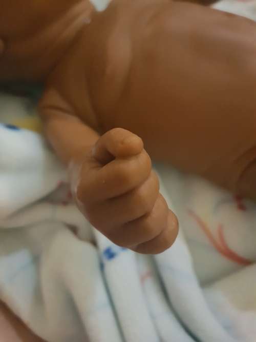 RARE FIND AFRICAN NEWBORN BABY BOY DOLL