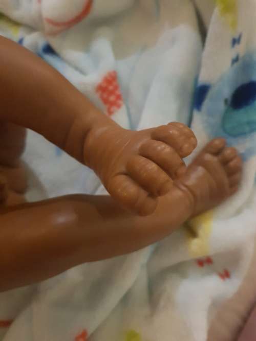 RARE FIND AFRICAN NEWBORN BABY BOY DOLL