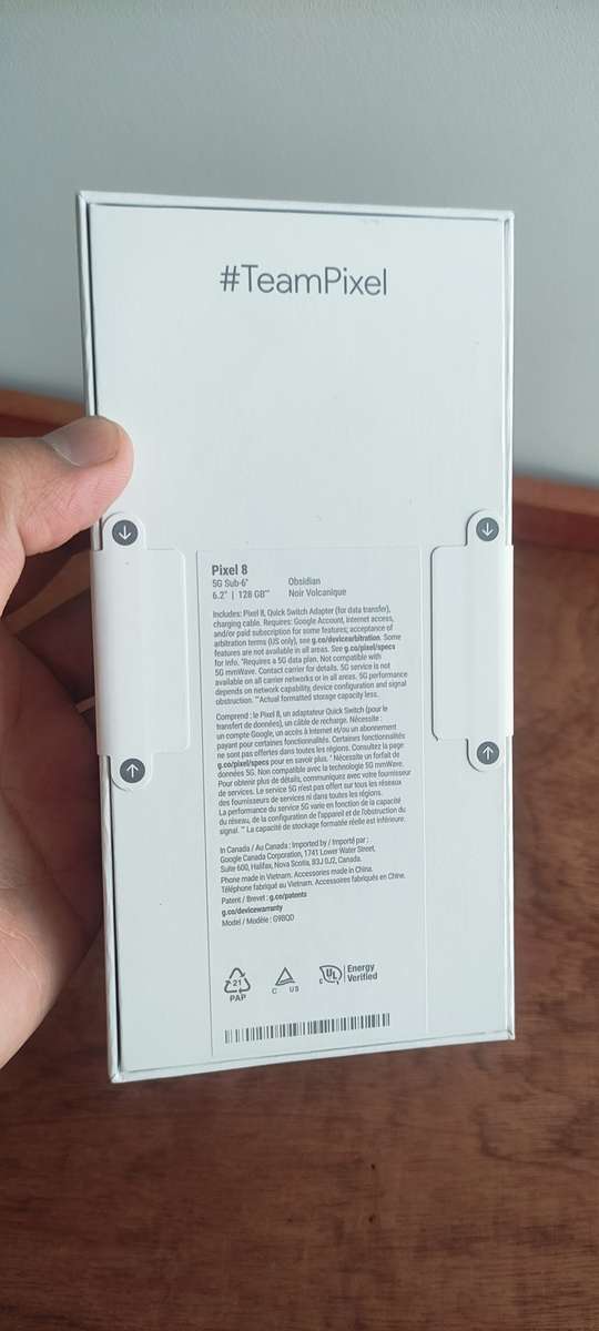 Google Pixel 8 5G (128GB, Obsidian)