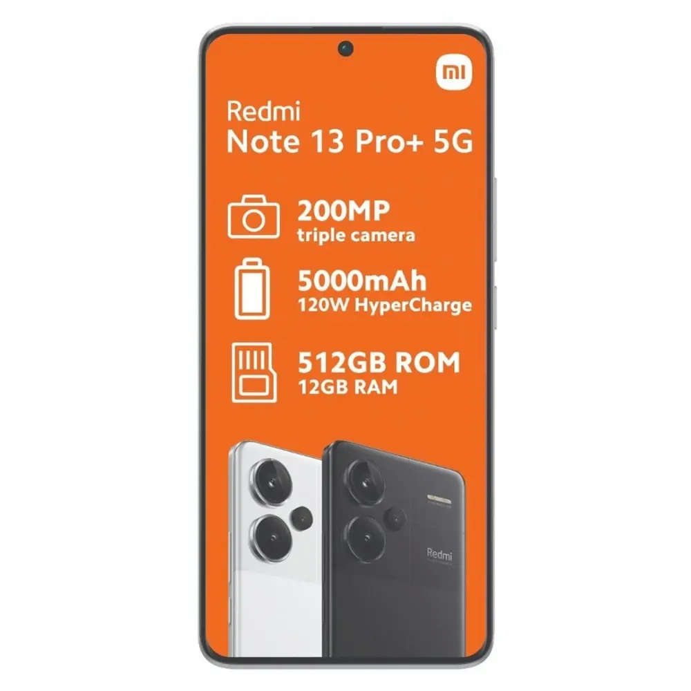Xiaomi Redmi Note 13 Pro+ 5G Dual Sim 512GB/12GB - Black