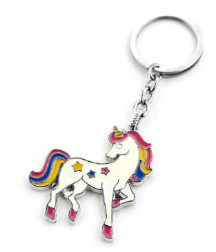 Unicorn keyring
