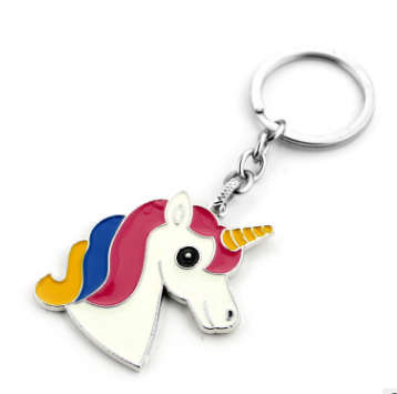 Unicorn keyring
