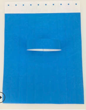 Tyvek Wristband--100 pcs