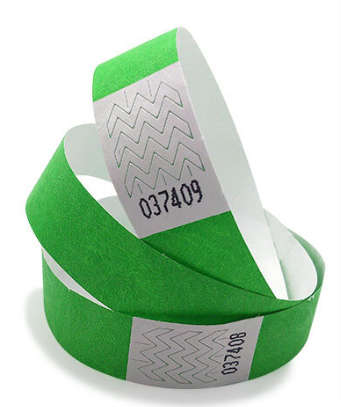 Tyvek Wristband--100 pcs