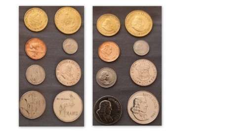 SOUTH AFRICAN COIN SETS (3 SETS)