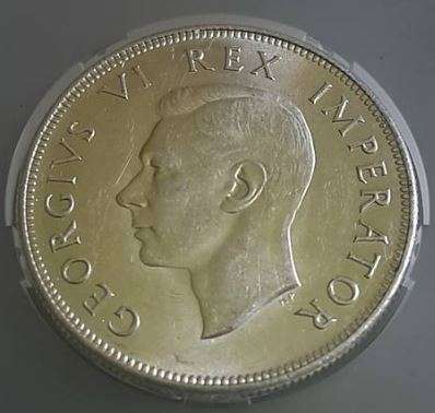 *** RARE *** 1939 - SA UNION  2 1/2 SHILLINGS - SANGS GRADED MS63 - HARD TO FIND UNCIRCULATED***