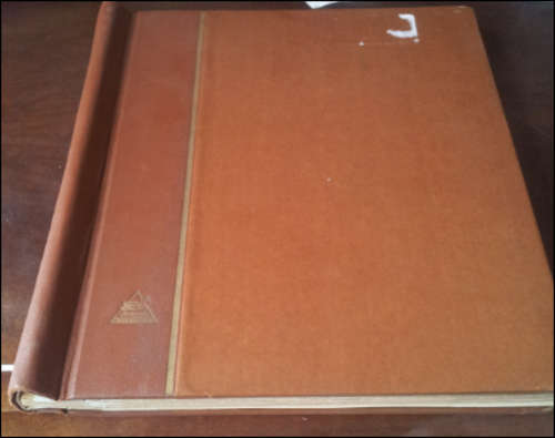***BROWN ALBUM FILLED WITH STAMPS FROM THE UNION OF SOUTH AFRICA A VERY GOOD BUY!!! @ A BARGAIN***