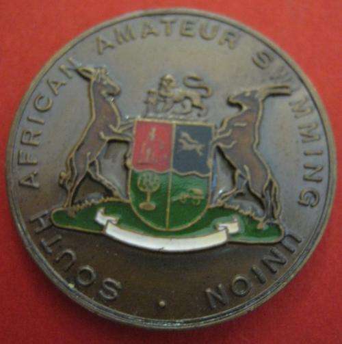 *** 1978 - SA VERSUS RHODESIA SWIMMING MEDALLION - TRANSVAAL  #57 ***