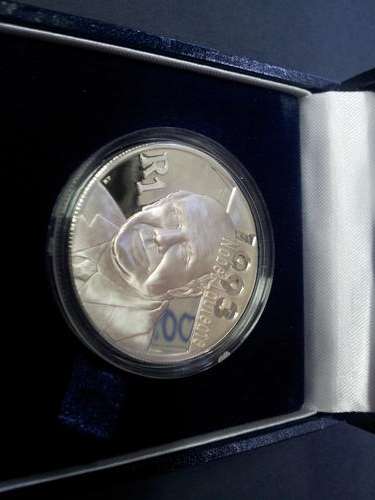***BRAND NEW 2007 PROOF DE KLERK SILVER ONE RAND IN BOX WITH CERTIFICATE***
