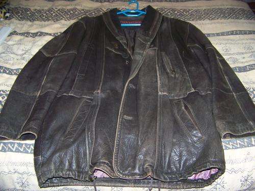 JACKET - STAFFORT COLLECTION - BROWN LEATHER - SIZE 52CM