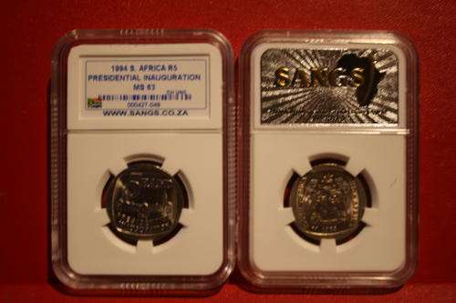 INAUGURATION 5 RAND MS 63 (1994)