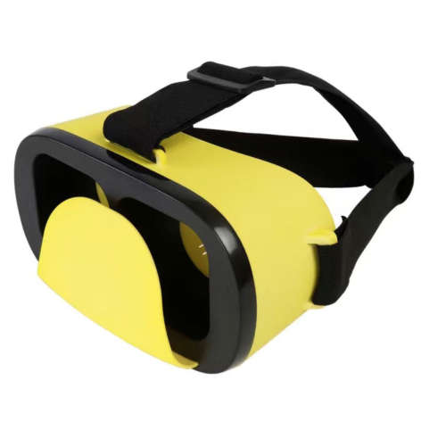Mini VR Headset + Free bluetooth remote (Only 1 x Yellow)