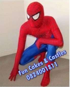 spiderman costume/mastcot