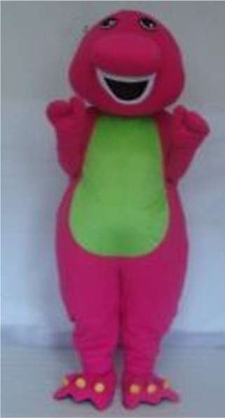 Barney Mascot