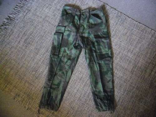 Portuguese lizard camo pants size 34