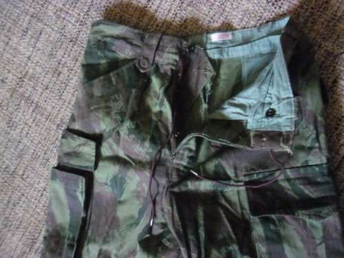 Portuguese lizard camo pants size 34