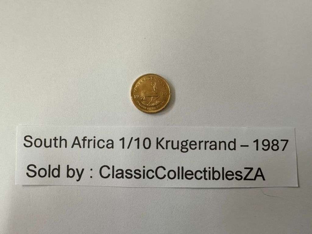1/10 RSA 1987 Gold Kruggerrand