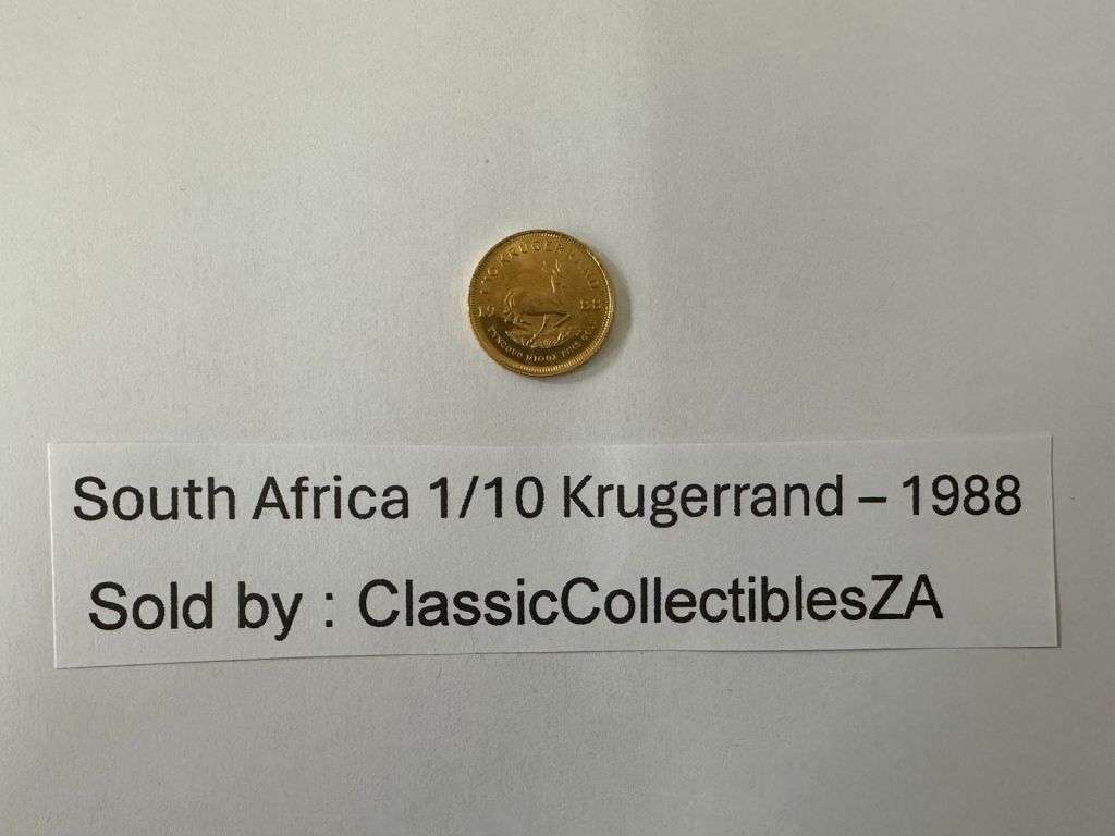 1/10 RSA 1988 Gold Kruggerrand