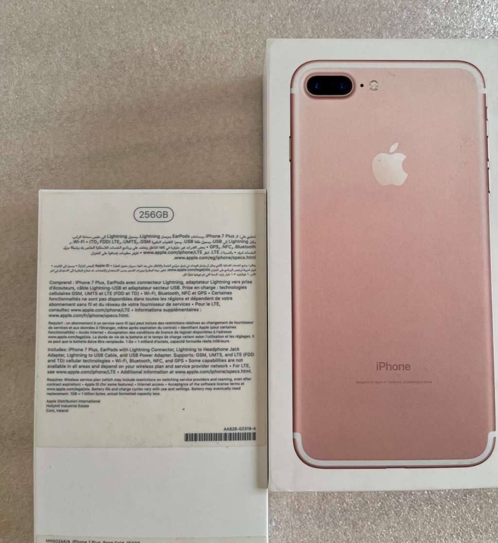 iPhone 7 Plus - 256GB Rose Gold