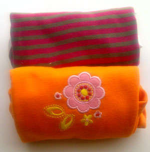 Short sleeve Romper Sets of 2 ....Girl 9 months