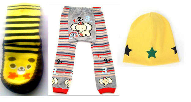 bum bums, Leather Sole socks, beanie  Age 1-2 yrs