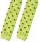 Baby Legs--Leg warmers--Green with spots--Last Ones