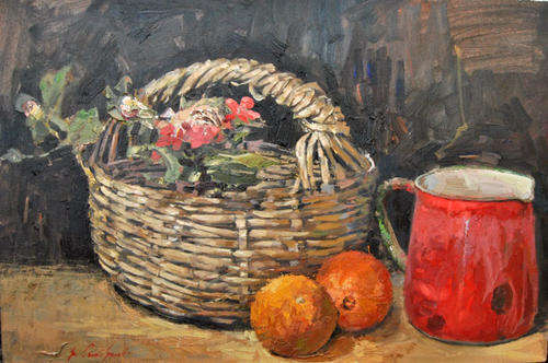 Red Jug-Limited Edition Print ---Eric Eatwell 1/100